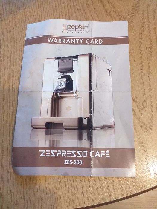 Expres ekspres kawy latte,cappuccino,mocha,macchiato  ZEPTER zep 200