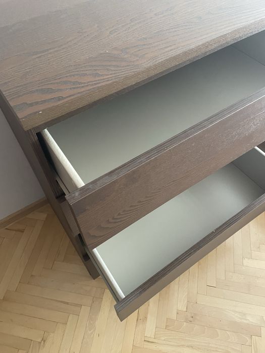 Komoda Ikea Malm brązowa bardzo dobry stan