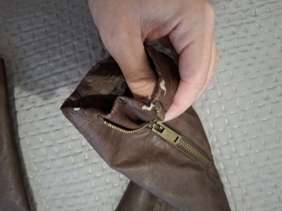 Modna kurtka z eko skóry Cubus