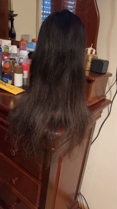 Peruca de cabelo humano