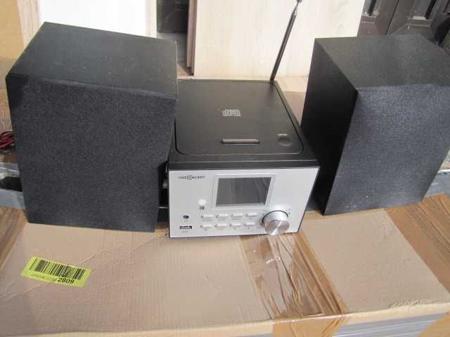 Wieża stereo radio internetowe OneConcept Streamo WLAN DAB+ UKF CD BT