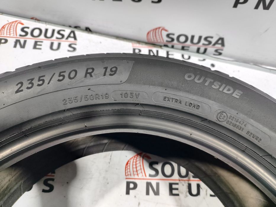2 pneus semi novos 235-50R19 Michelin - Oferta dos Portes na morada