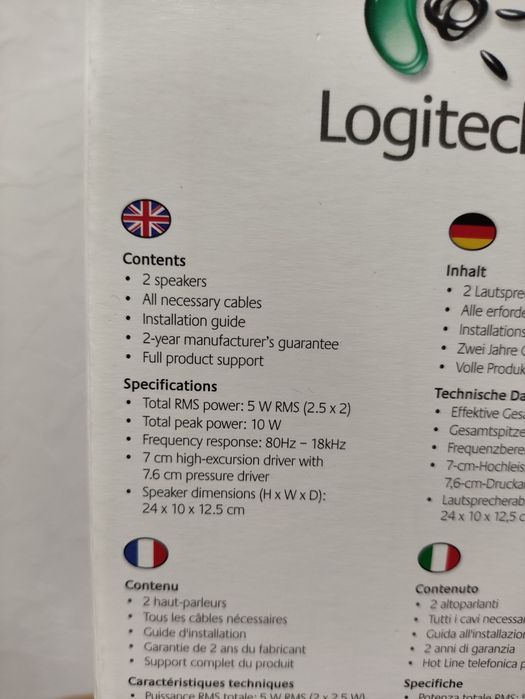 Акустична система Logitech 2.0 X-140 Mini-Jack