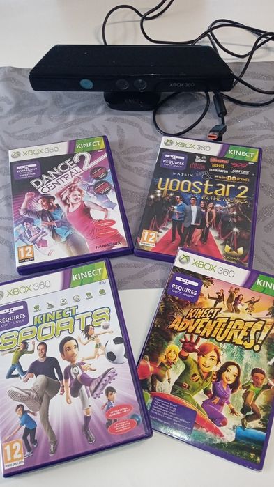 Kinect do X-Box + 4 gry
