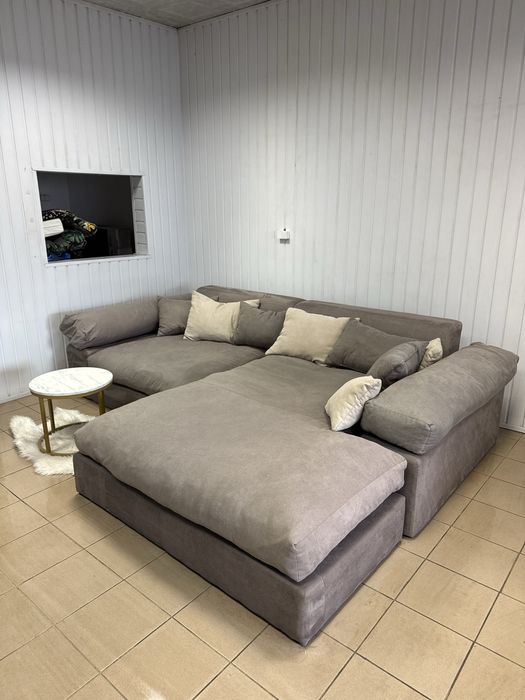 Narożnik szary firmy Agata Meble + poduszki w zestawie