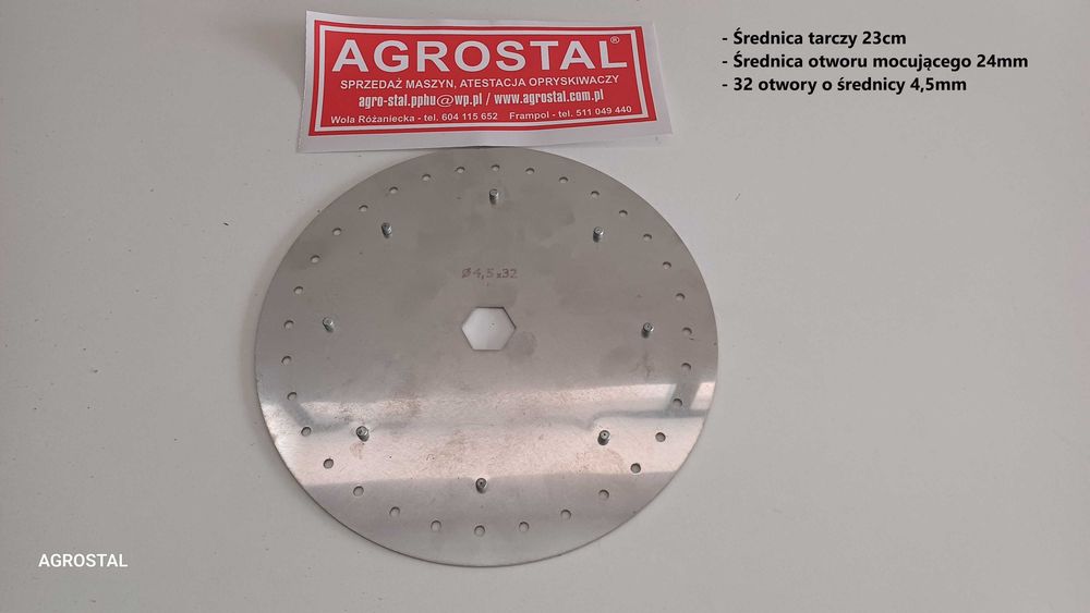 Tarcza wysiewająca pasująca do Monosem Khun Maschio Gaspardo AGROSTAL