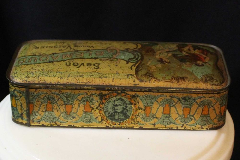 Colecionismo , lata francesa sabonete, anos 40