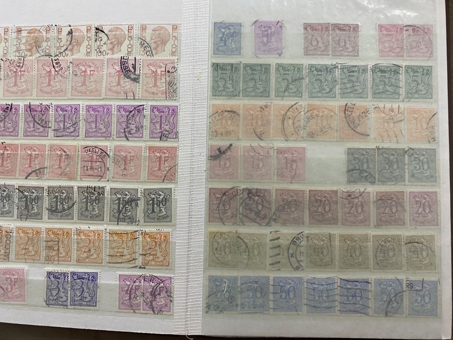 Марки бельгія альбом