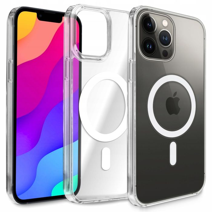 Etui Clean Case przezroczyste z MagSafe do Apple iPhone 15 PRO MAX