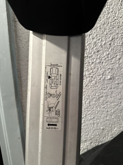 Barras de tejadilho Audi Q5 originais