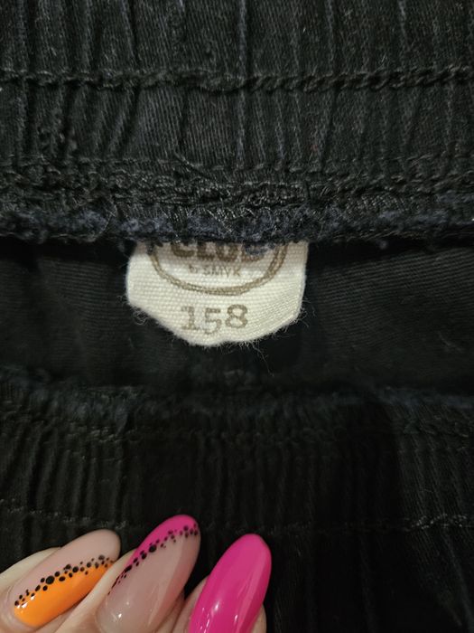 Spodnie chłopięce czarne jeansowe Smyk Cool Club roz 158