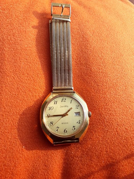 Zegarek,męski ZentRa 17j.model 2000-Germany36mm.mechaniczny stan super