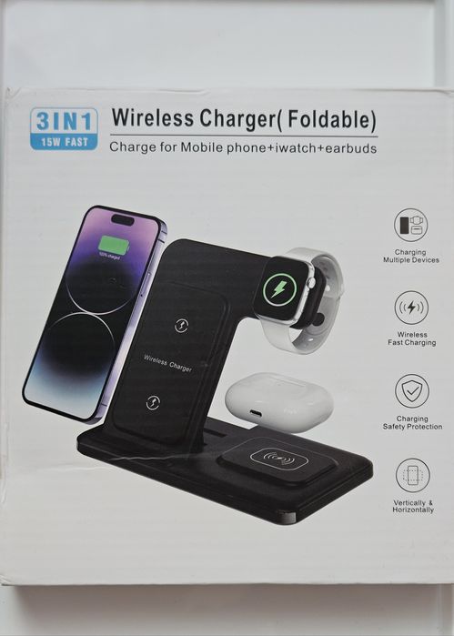 Bezprzewodowa ładowarka 3w1
