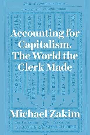Accounting for Capitalism: The World the Clerk Made