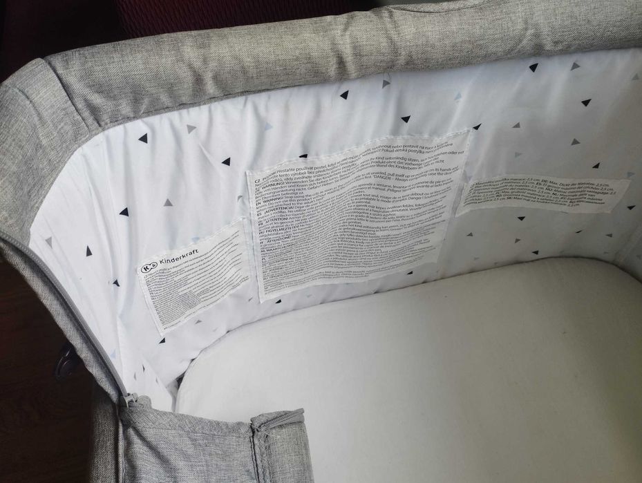 Berço Kinderkraft Next To Me, como novo