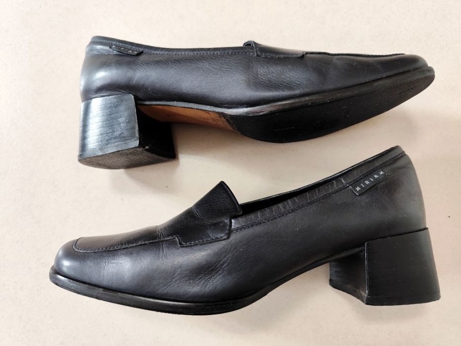 Sapatos cinzentos em pele genuína - Miriam (Tam. 36.5)