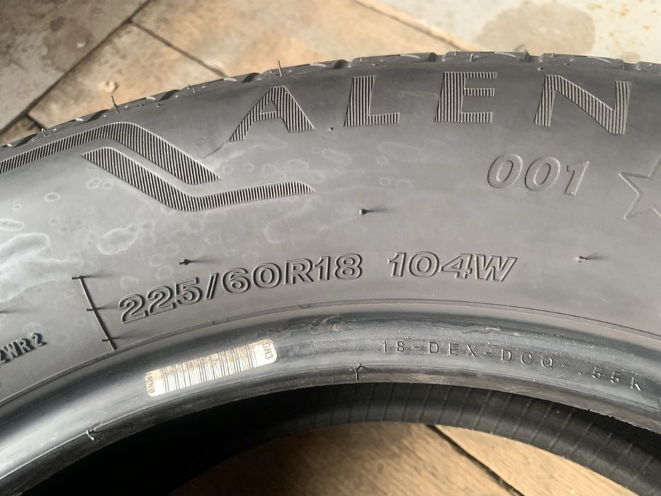 2шт 7мм  225/60R18 Bridgestone Alenza 001