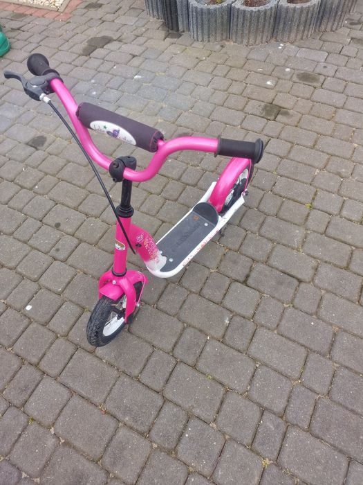 Hulajnoga dla dziewczynki pompowane kola