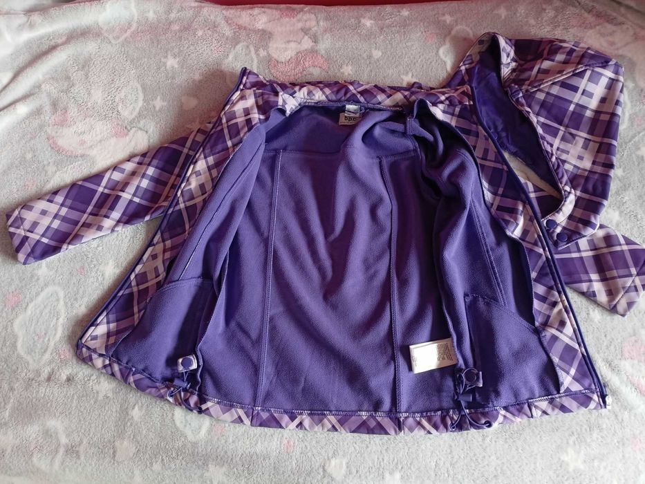 Kurtka softshell dziewczęca b.p.c. rozm. 128/134