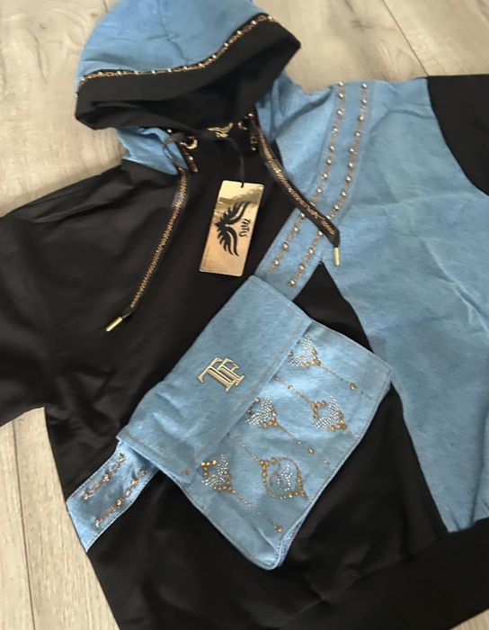 Dres damski bawełniano jeansowy T.A.T.U rozmiar 44