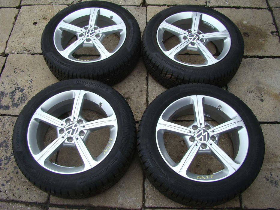 a415 5x112 VW T-Roc Passat B8 Beetle Jetta Touran Caddy 6,5jx17 opony zima 205/55 R17