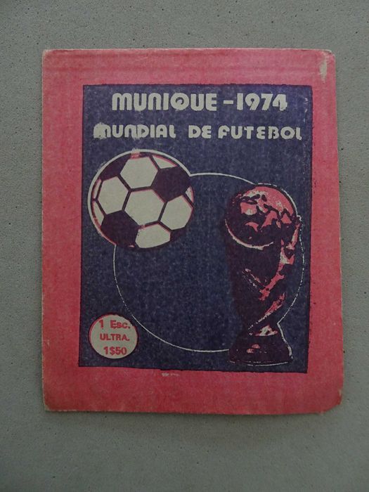Carteira de cromos fechada Mundial de futebol Munique 1974 Clube Cromo