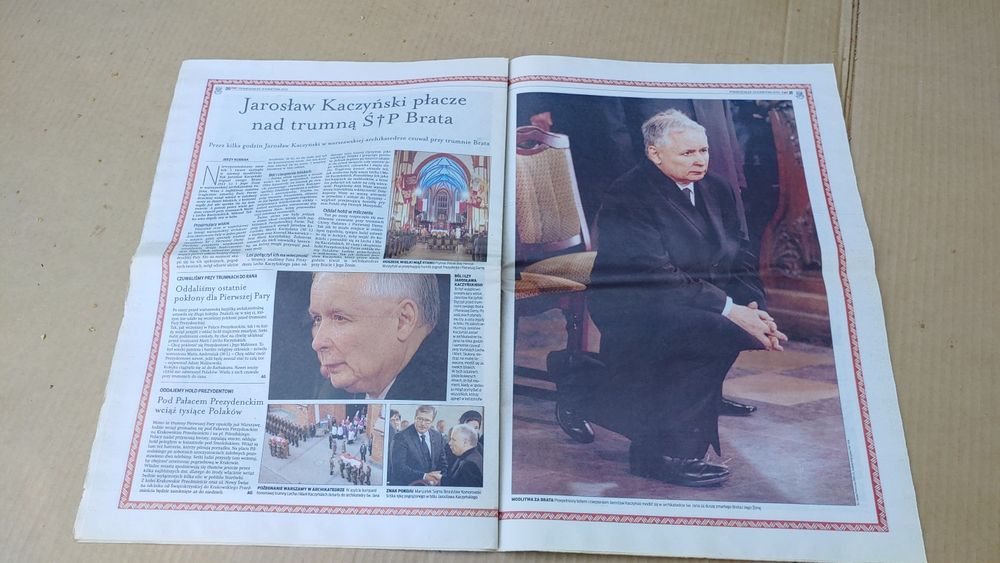 Fakt 19 kwietnia 2010 gazeta katastrofa smoleńsk Lech Kaczyński