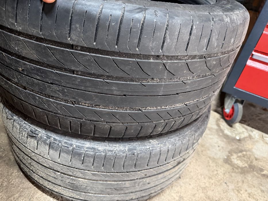 2 pneus 255/45/17 semi novos contisportcontact