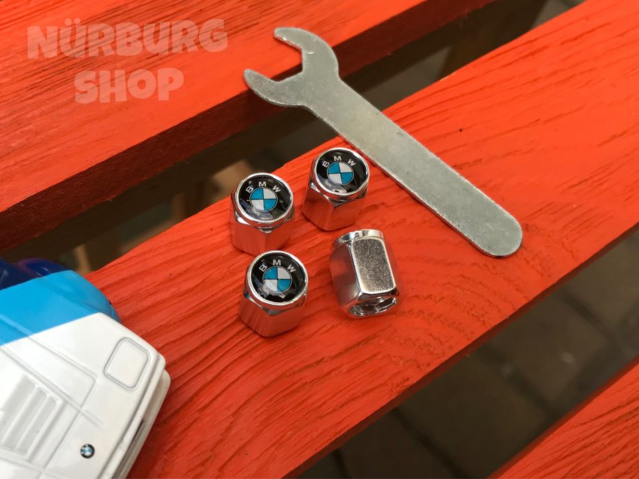 Колпачки на ниппель шестигранник с ключом BMW М логотип