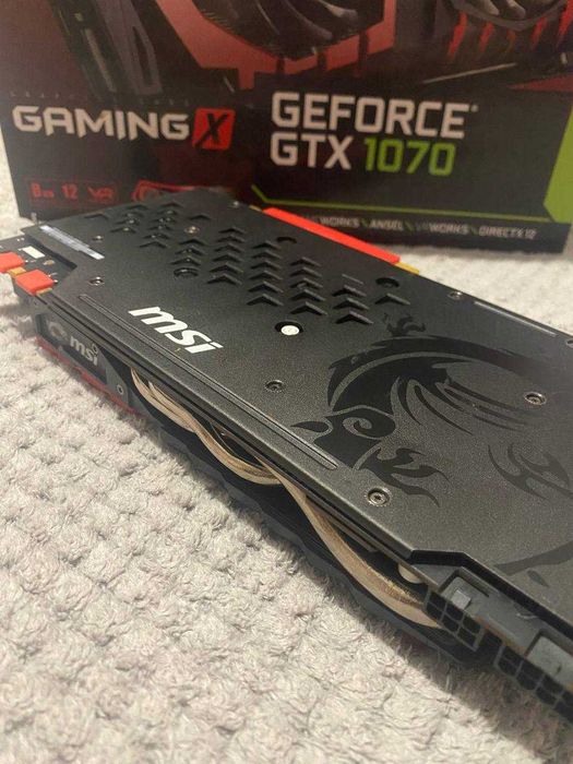 Відеокарта MSI GeForce GTX 1070 Gaming X 8GB | Стан 10/10