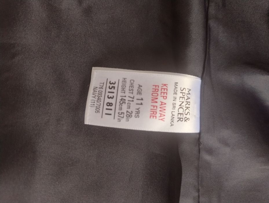 Garnitur dla chłopca 11 lat