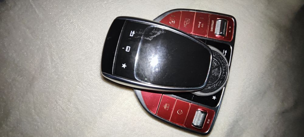 Capas pinças, joystick central e Display Écran Mercedes w205