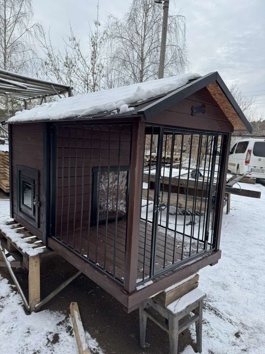 Будка вольєр металевий