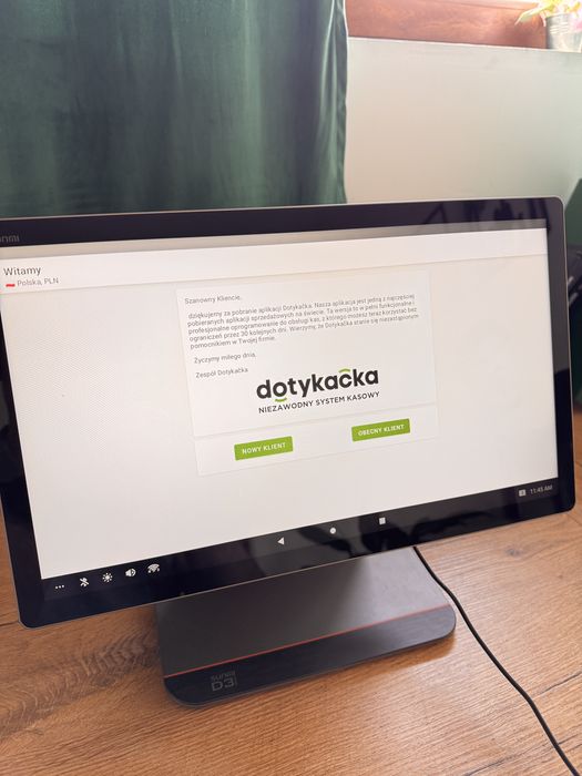 Sytem gastronomiczny POS sunmi D3 dotykacka