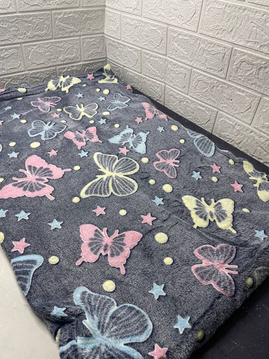 Плед півтораспальний дитячий покривало плюш подарунок простінь  покри