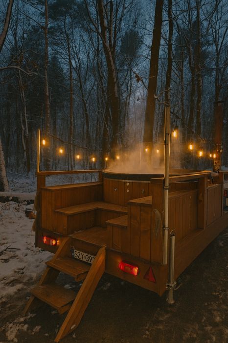 Mobilna Balia Jacuzzi na wynajem CiepłoTu