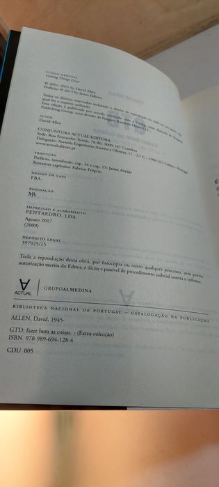 GTD, Fazer Bem as Coisas - David Allen