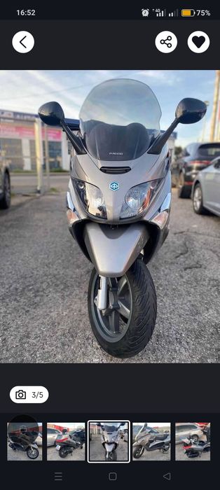 Piaggio x-evo 125 cc