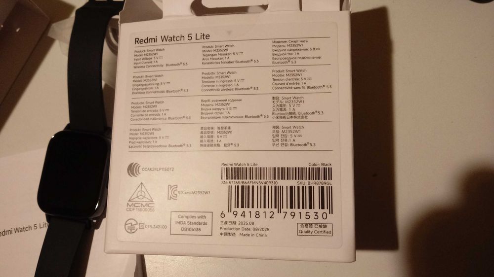 Zegarek Redmi Watch 5 Lite