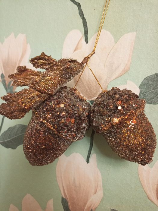 Новогоднее украшение жёлуди периода СССР