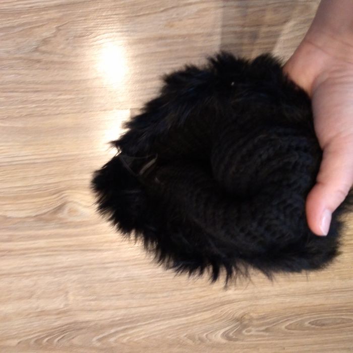 Czapka nowa z naturalnego futra królik angora