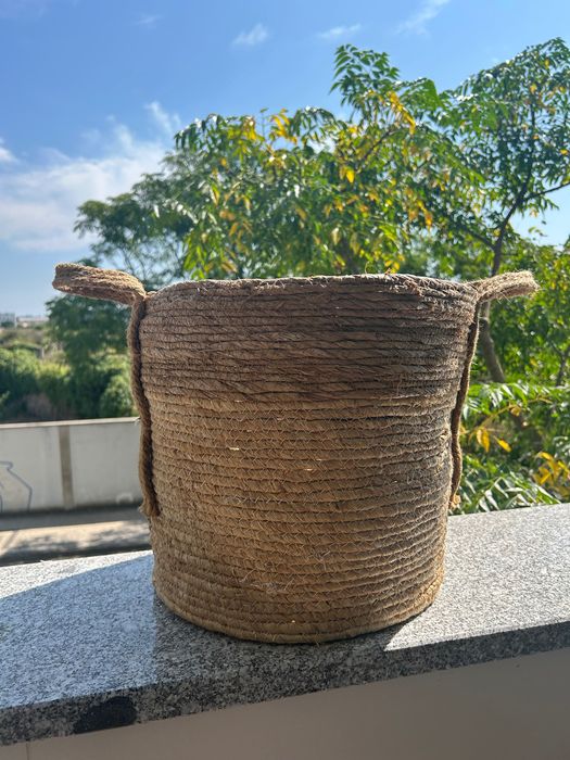 Cesto de Ráfia Natural