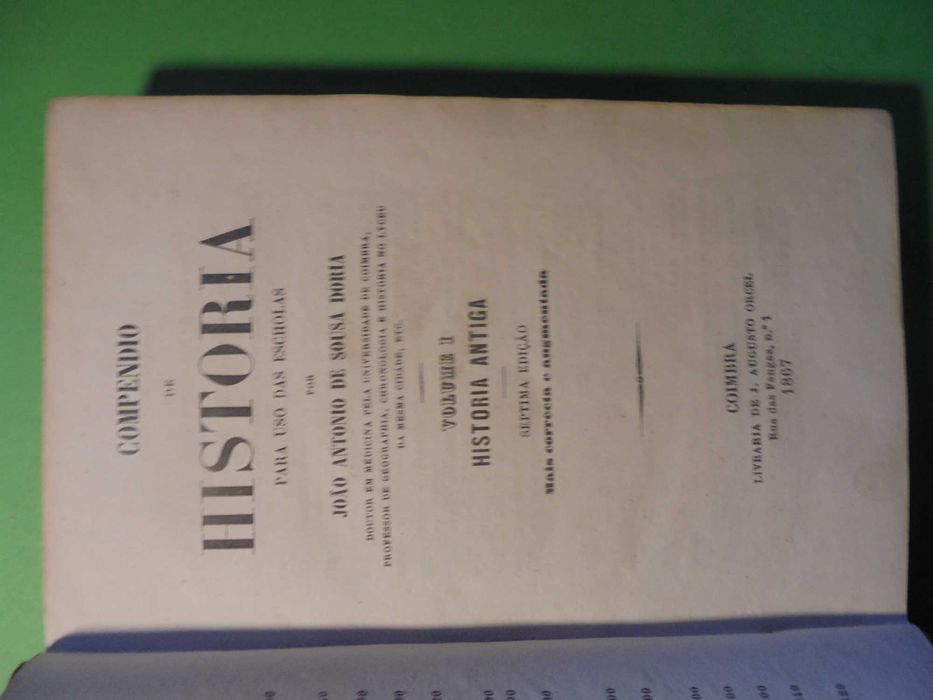 Doria (João António de Sousa);Compendio de História para Escolas