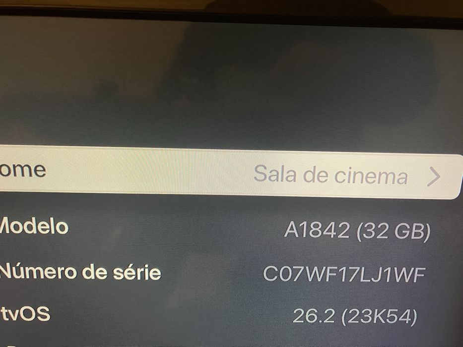 Apple TV 4K HDR 32gb modelo A1842