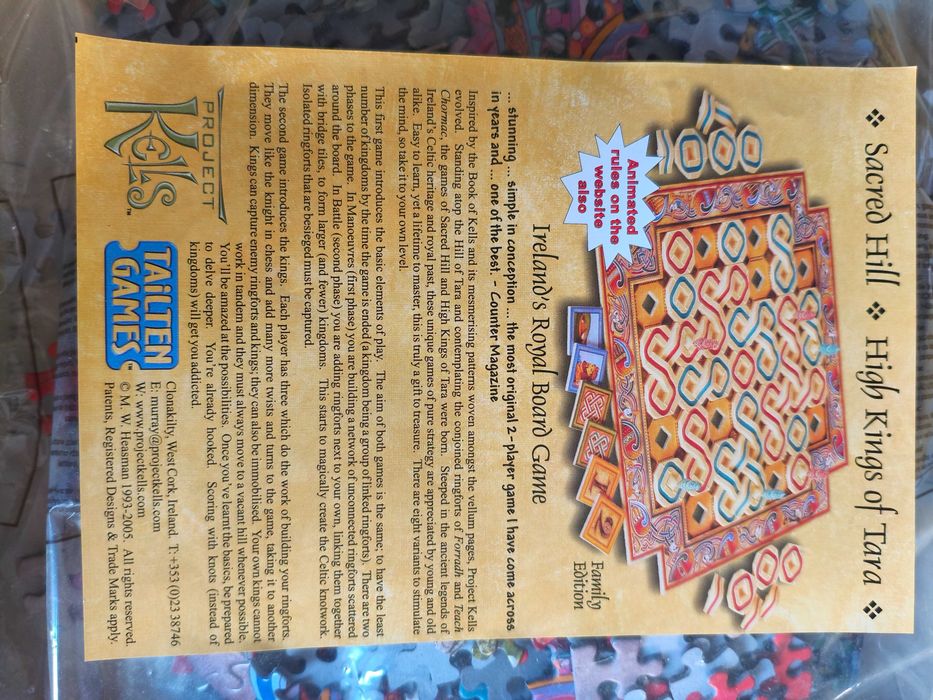 Puzzle de 1000 peças irlandês