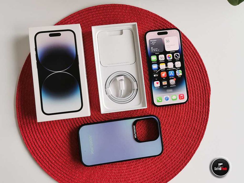 IDEALNY STAN iPhone 14 Pro 128GB Space Black - Bat. 87% KPL