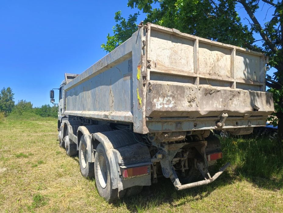 Man390 tga 8x4 hakowie bez kontenera