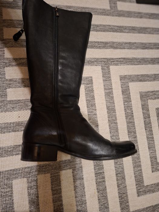 Lasocki buty skórzane zimowe długie r. 40