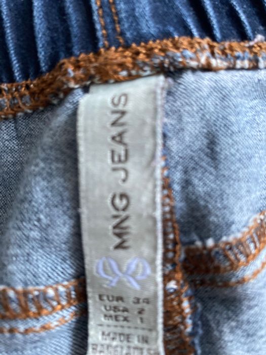 Джинсові лосини, джинси на резинці Mango, джегінси