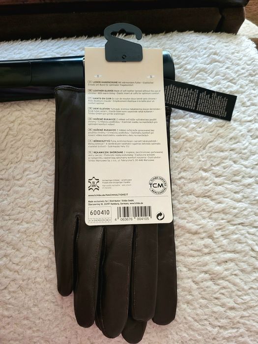 Преміум рукавички Tchibo з м’якої, якісної шкіри з флісовою підкладкою